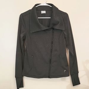Head Women's full zip Sweatshirt Charcoal S Moto style
